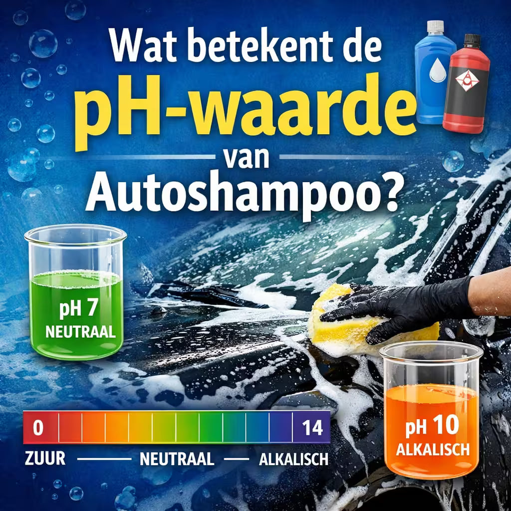 Wat betekent de pH-waarde van autoshampoo?