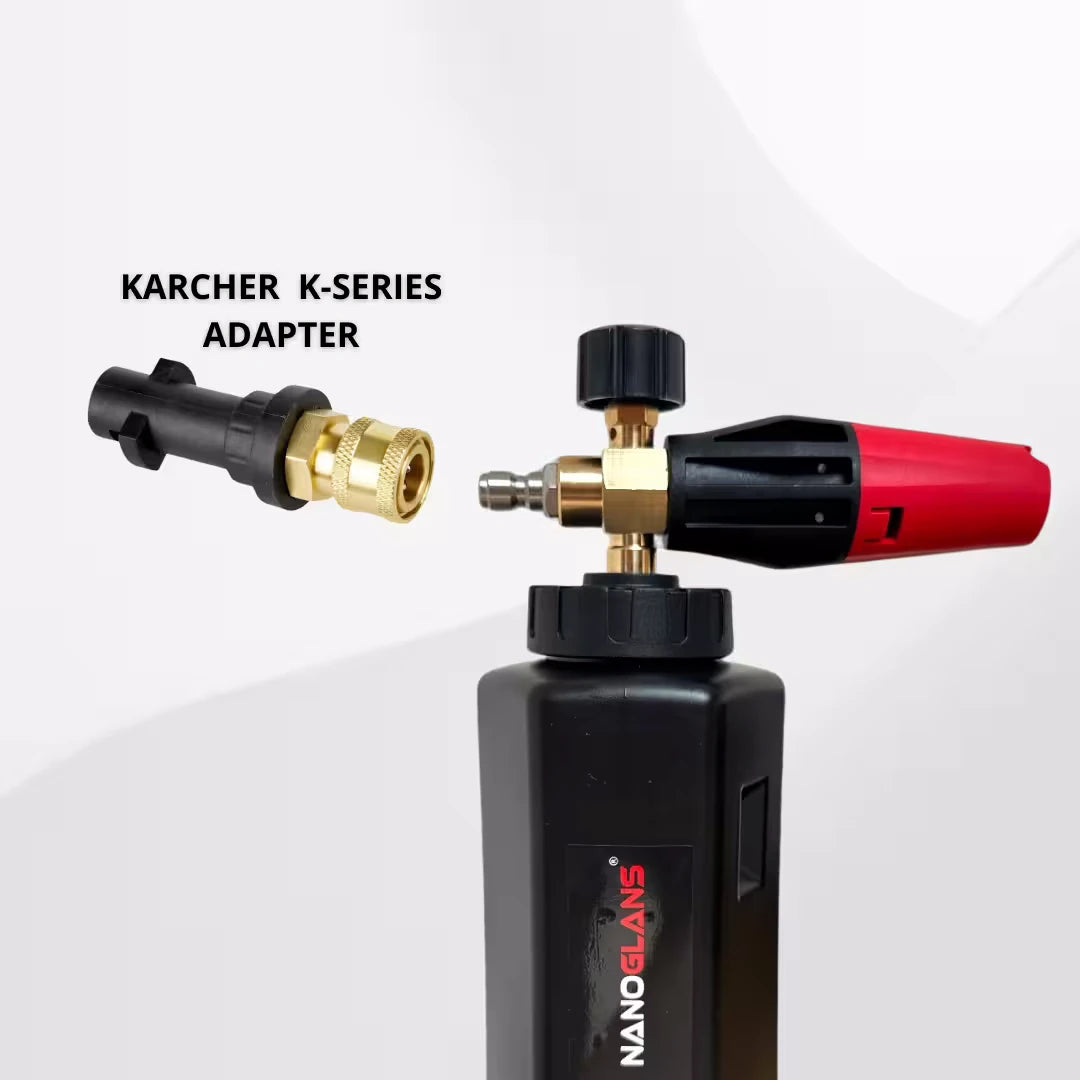 Nanoglans connectors voor Foam Cannon Hogedruk