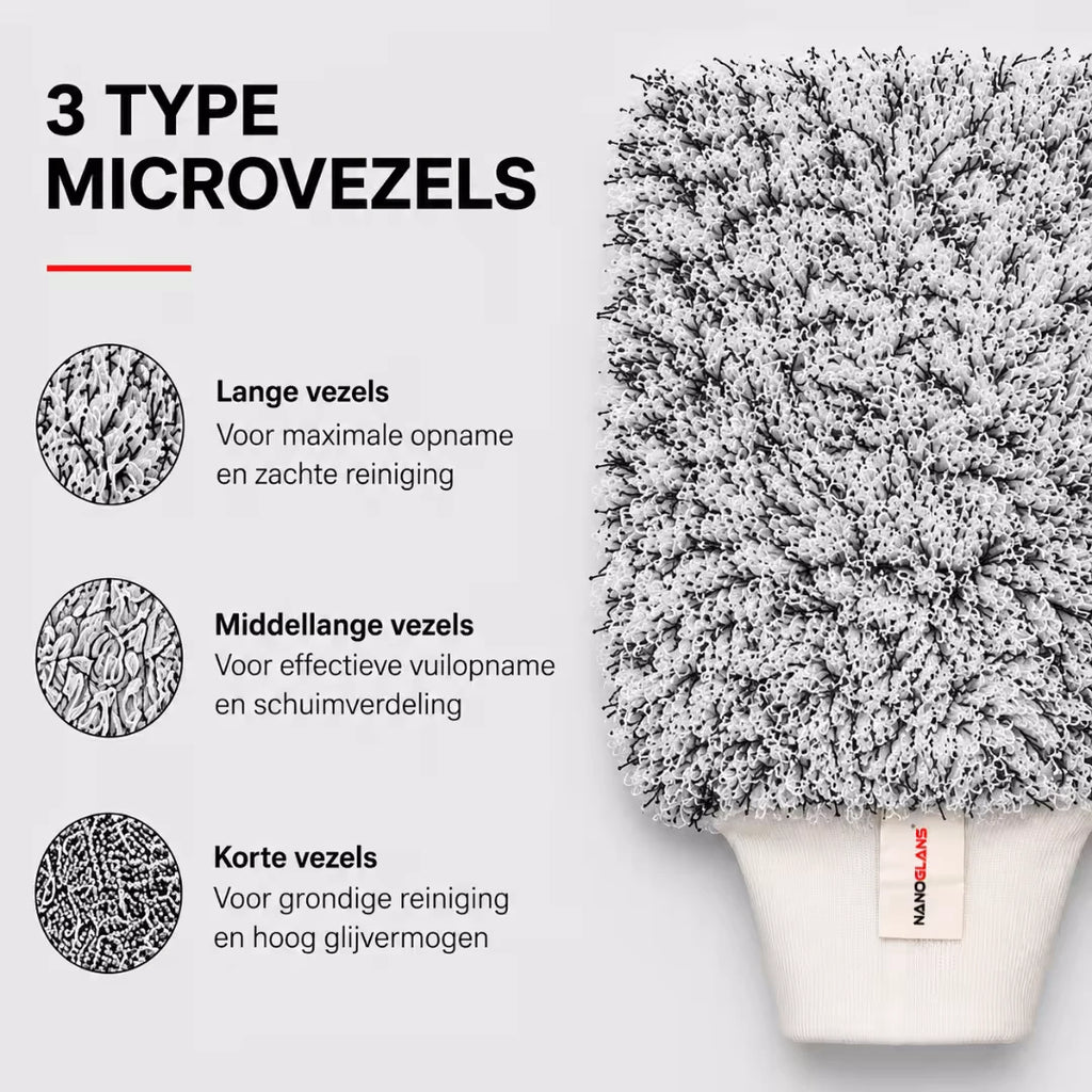 nanoglans auto washandschoen duo pack