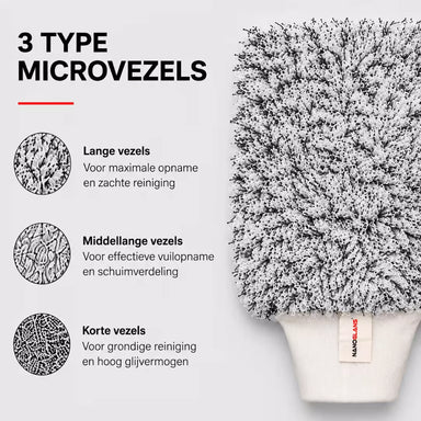 nanoglans auto washandschoen duo pack