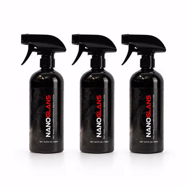 nanoglans pro wheel cleaner & removes grease & iron | 500ml (3 pack)