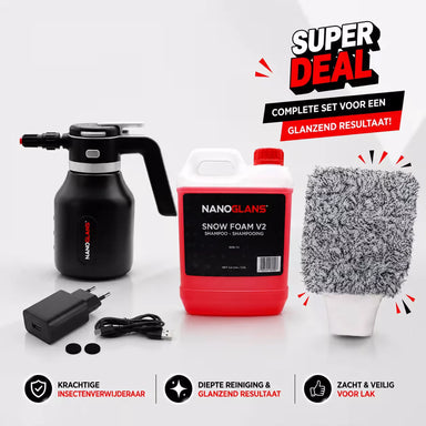 nanoglans e foamer pro met lithium accu set
