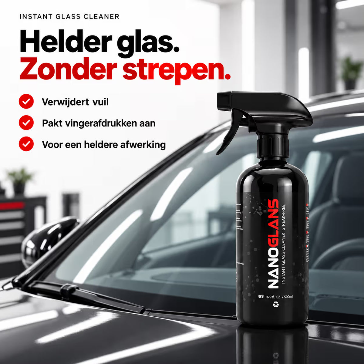 INSTANT GLASS CLEANER 500ML