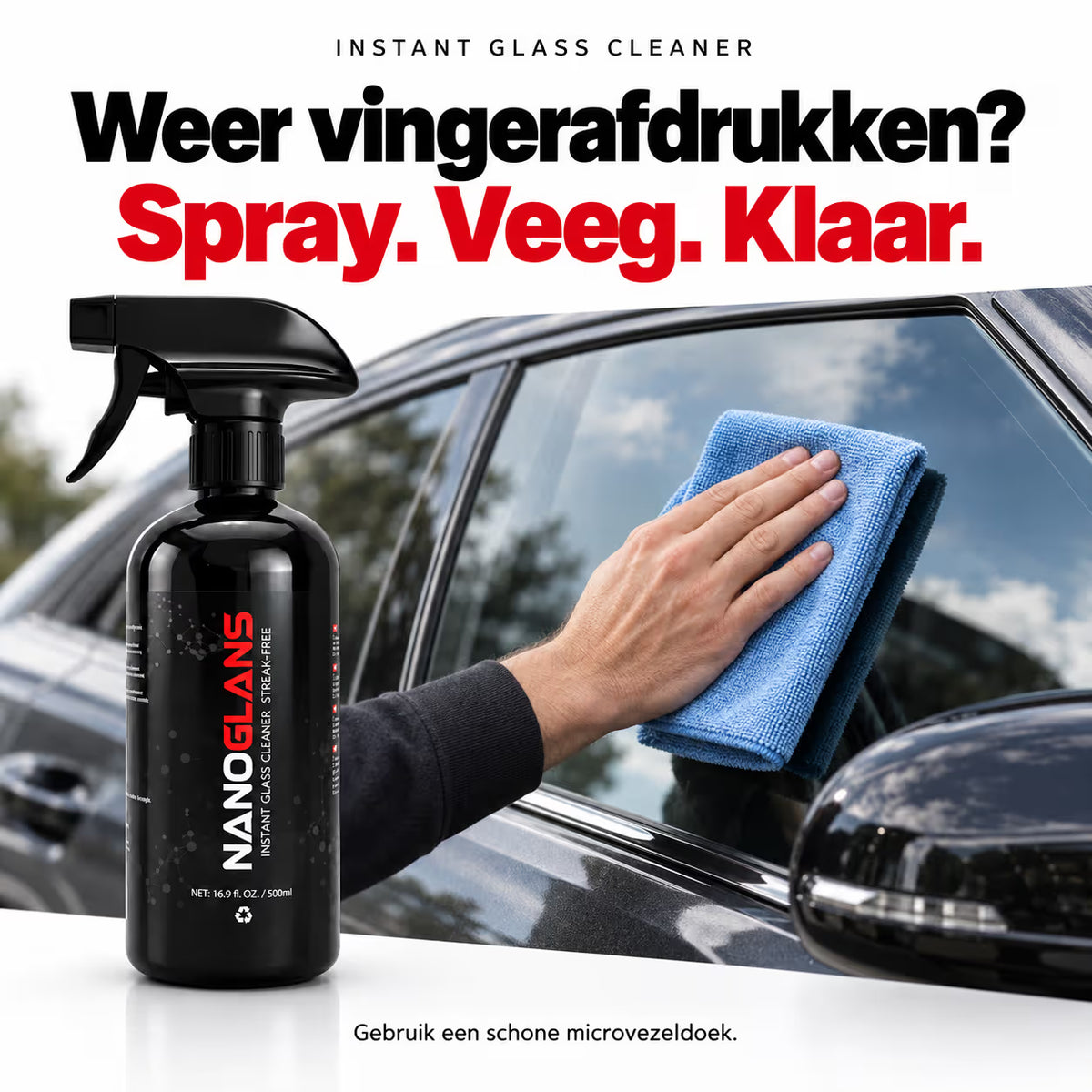INSTANT GLASS CLEANER 500ML