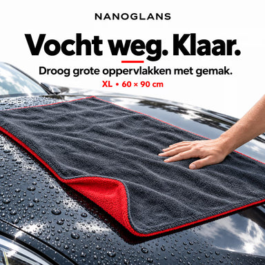Nanoglans Mikrofasertuch – Mikrofaser – XL-Trockentuch – 60 x 90cm – 1600GSM