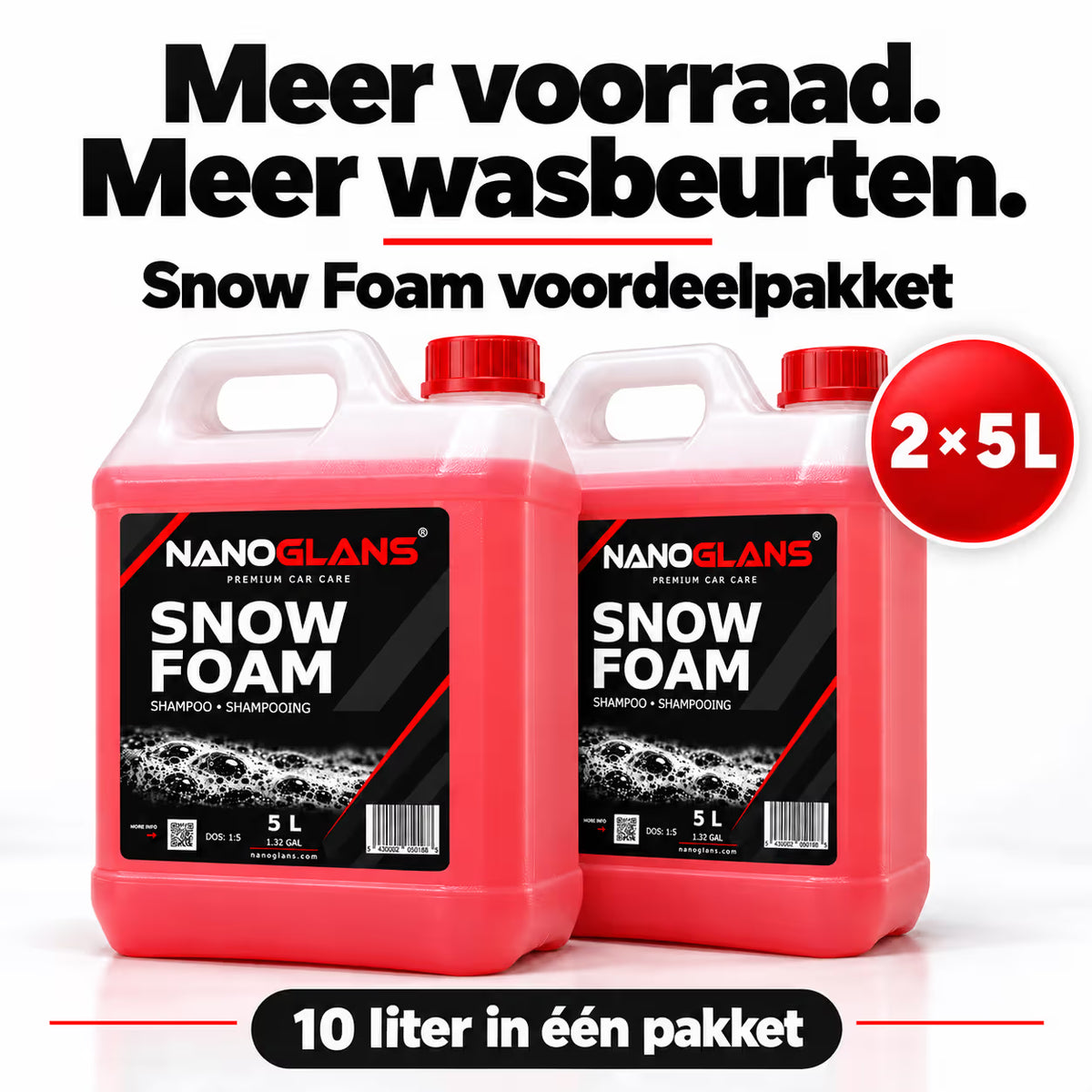 Snow Foam 2×5L – Duopack Voordeelverpakking
