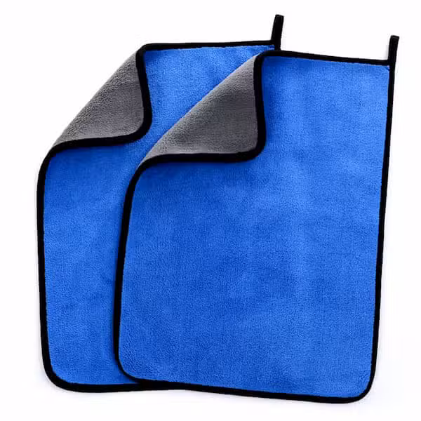 Duopack Microvezel Auto Doeken | Multifunctioneel | XL 60 x 40cm | 800GSM Hoogwaardige Kwaliteit