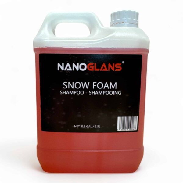 NanoGlans Snow Foam Shampoo can