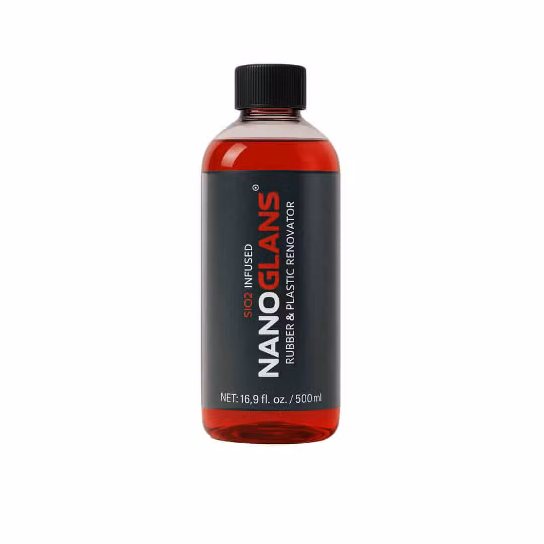 Nanoglans RUBBER & PLASTIC RENOVATOR SIO2 infused 500ML - Image 2