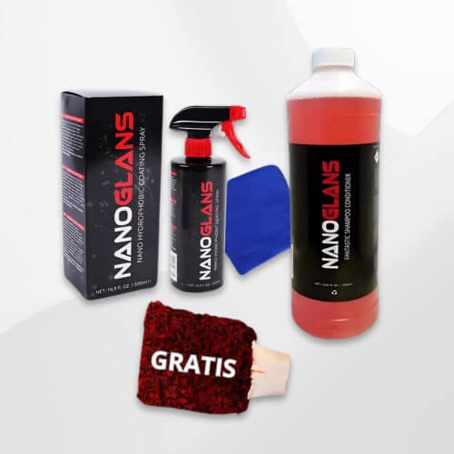 Nanoglans Coating Spray 500ML + Fantastic Shampoo 1L + GRATIS wash mitt