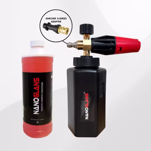 Nanoglans Foam Cannon for High Pressure with FREE Fantastic Shampoo 1l