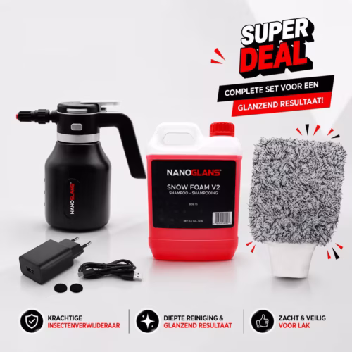 nanoglans e foamer pro met lithium accu set